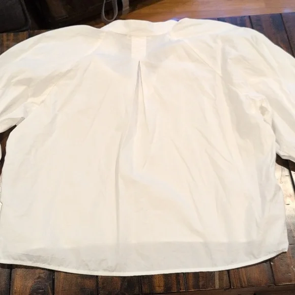 Frame Ruched Cali Popover Blouse - Picture 9 of 10